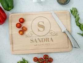 Holzschneidebrett Geschenk für Frauen