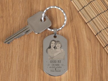 Gravur-Schlüsselanhänger als Geschenk für Frauen