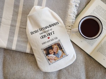 Personalisierte Wärmflasche
