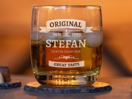 Whiskyglas Geburtstagsgeschenk Bruder