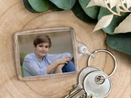 Acryl-Schlüsselanhänger mit Foto