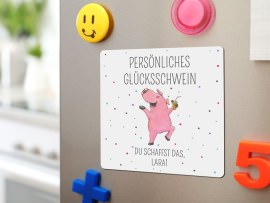 Magnet-Kachel als Glücksbringer