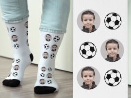 Fußball-Socken Geschenkidee für Kinder
