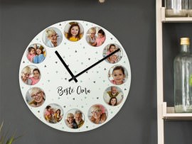 Fotouhr verschenken Oma