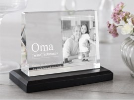 Glasfoto mit personalierten Foto