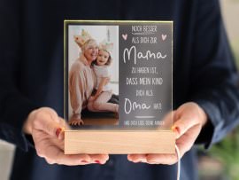 LED-Lampe Geschenkidee Oma