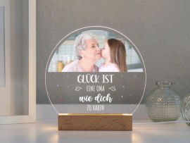 Personalisierte Lampe für Oma
