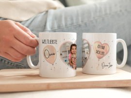 Bedruckte Tasse Beste Oma