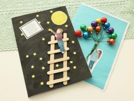 Karte gestalten Geschenk Opa