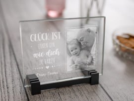 Glaskachel Geschenk für Opa