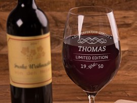 Weinglas für den besten Opa