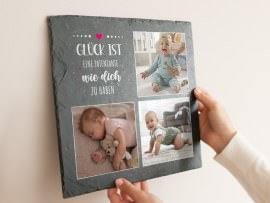 Schieferplatte Patentante Geschenk