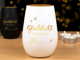 Graviertes Windlicht Geschenk Patentante