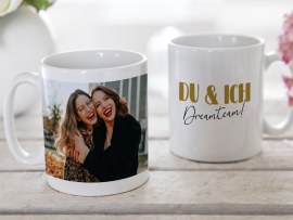 Fototasse für die Schwester