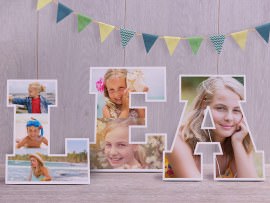 Dekobuchstaben Geschenkidee Mädchen