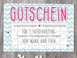 Puzzle als Gutschein