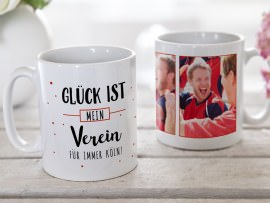Tasse mit Fußballverein