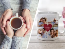 Jahrestag Geschenk für ihn Fototasse