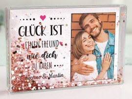 Schüttelrahmen Geschenk Jahrestag Freund