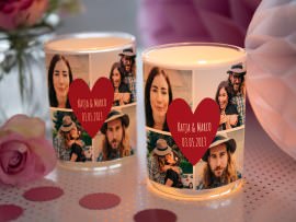 Windlicht Geschenk zum Jahrestag Frauen