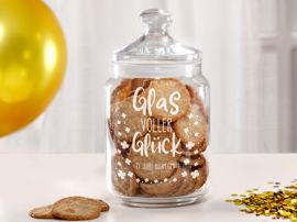 Keksglas mit Gravur