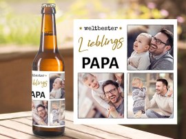Bieretikett Lieblingspapa
