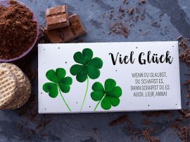 Schokolade viel Glück