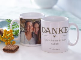 Fototasse als Dankeschön