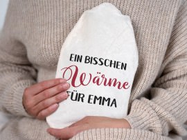Wärmflasche als Trost-Geschenk