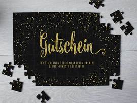 Puzzle als Gutschein