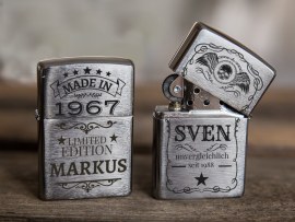 Personalisiertes Zippo