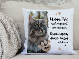 Fotokissen Katze