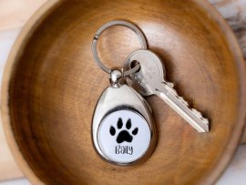 Schlüsselanhänger mit Hundename