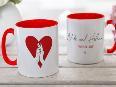 Bedruckte Tasse für Hundeliebhaber