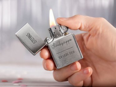 Personalisiertes Glücks-Zippo