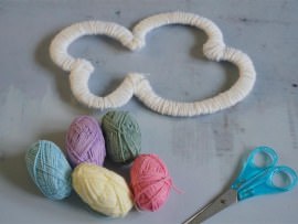 DIY Wolke Babygeschenke