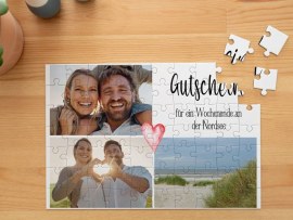 Puzzle als Gutschein