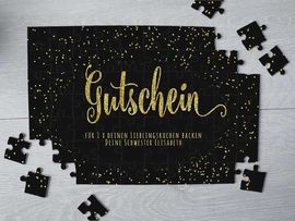 Puzzle als Gutschein gestalten