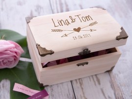 Schatztruhe als Gutschein-Verpackung