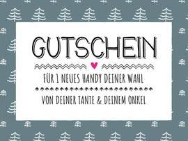 Gutschein Weihnachten Vorlage kostenlos ausdrucken