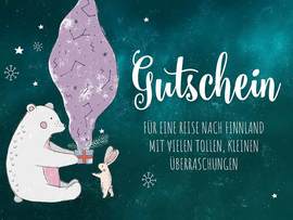 Gutscheinkarte Weihnachten