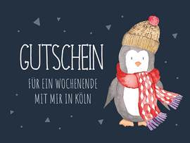 Gutscheinkarte Weihnachten