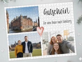 Puzzle als Gutschein verschenken