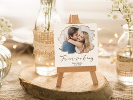 Mini-Staffelei mit Fotokachel