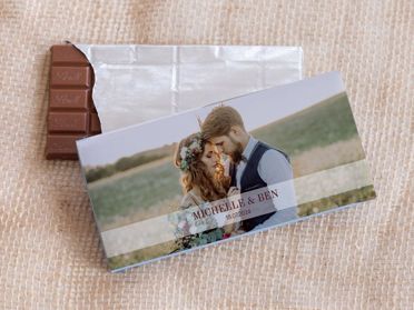 Personalisierte Schokolade