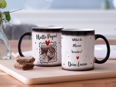 Zaubertasse als Idee zum Heiratsantrag