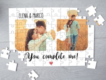 Hochzeitspuzzle für das Hochzeitsquiz