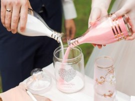 Sandzeremonie im Keksglas