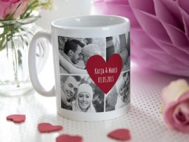 Fototasse vom Brautpaar versteigern