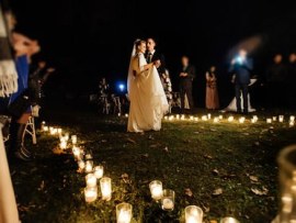 Lichtertanz zur Hochzeit